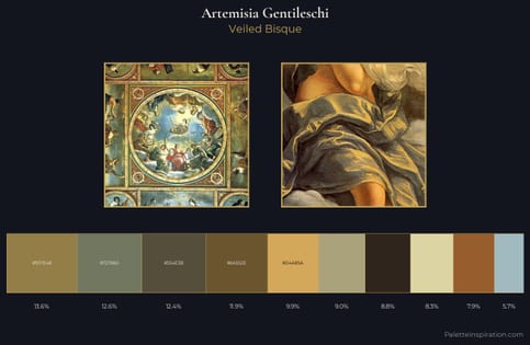 Artemisia Gentileschi Palette 1