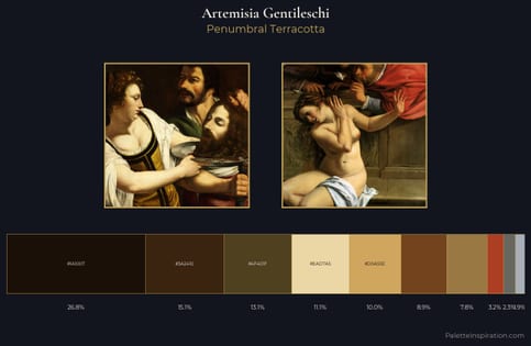 Artemisia Gentileschi Palette 4