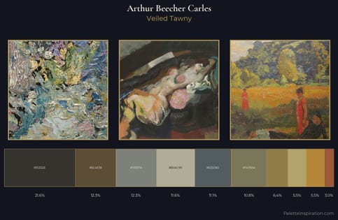 Arthur Beecher Carles Palette 4 - Veiled Tawny