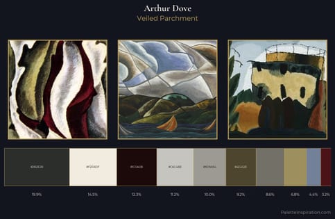 Arthur Dove Palette 3 - Veiled Parchment