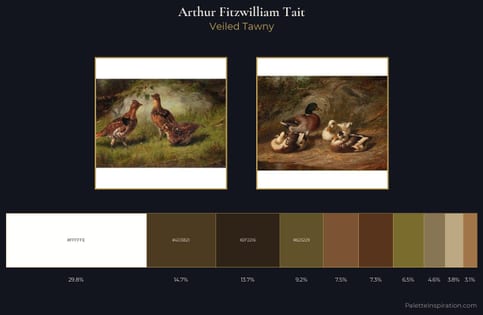 Arthur Fitzwilliam Tait Palette 3 - Veiled Tawny