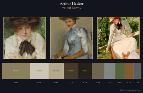 Arthur Hacker Palette 4 - Veiled Tawny