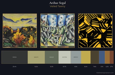 Arthur Segal Palette 5 - Veiled Tawny