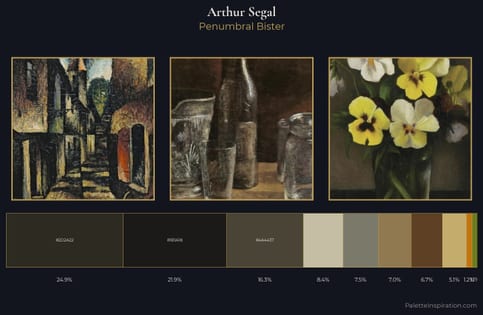 Arthur Segal Palette 6 - Penumbral Bister