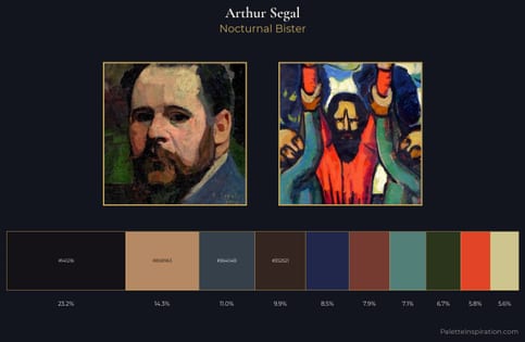 Arthur Segal Palette 7 - Nocturnal Bister