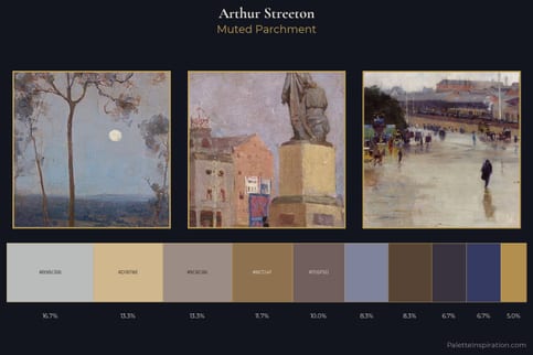 Arthur Streeton Master Palette