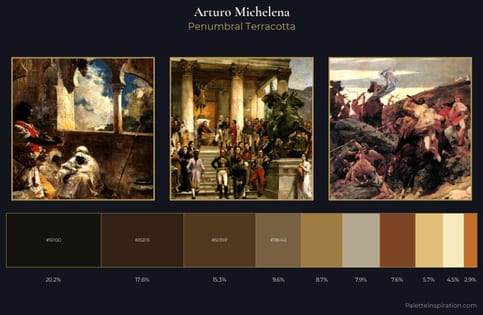 Arturo Michelena Palette 5 - Penumbral Terracotta