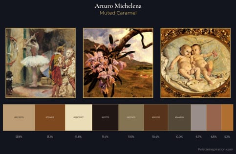 Arturo Michelena Palette 6 - Muted Caramel