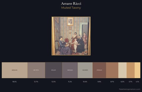Arturo Ricci Palette 1 - Muted Tawny
