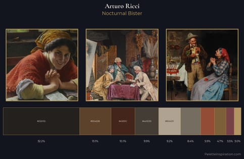 Arturo Ricci Palette 3 - Nocturnal Bister