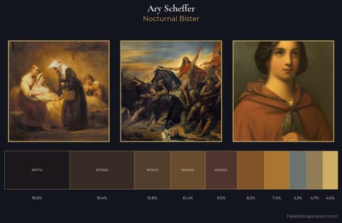 Ary Scheffer Palette 5 - Nocturnal Bister