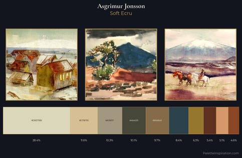 Asgrimur Jonsson Palette 3 - Soft Ecru