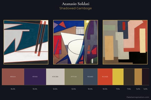 Atanasio Soldati Master Palette - Shadowed Gamboge
