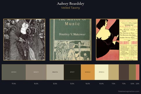 Aubrey Beardsley Master Palette