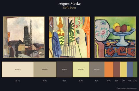 August Macke Palette 2 - Soft Ecru
