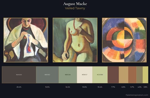 August Macke Palette 3 - Veiled Tawny