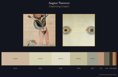 August Natterer Palette 1 - Gleaming Cream