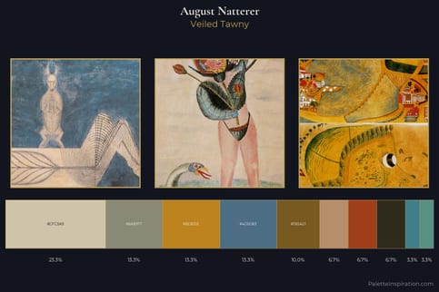 August Natterer Master Palette - Veiled Tawny