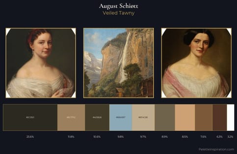 August Schiøtt Palette 1 - Veiled Tawny