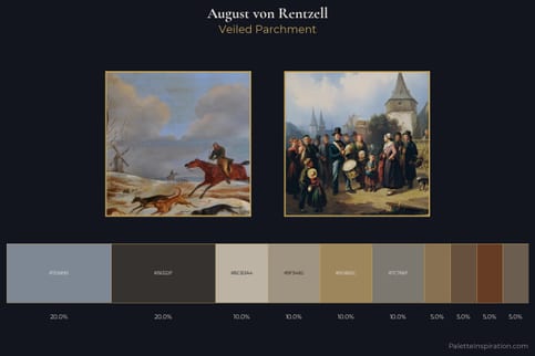 August von Rentzell Master Palette - Veiled Parchment