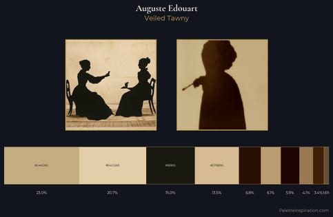 Auguste Edouart Palette 4 - Veiled Tawny
