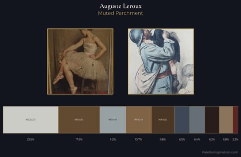 Auguste Leroux Palette 1