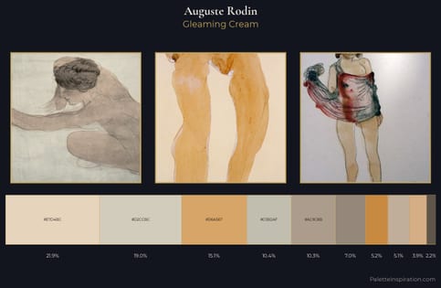 Auguste Rodin Palette 1