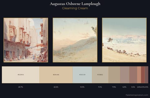 Augustus Osborne Lamplough Palette 1 - Gleaming Cream
