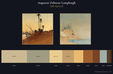Augustus Osborne Lamplough Palette 3 - Soft Apricot