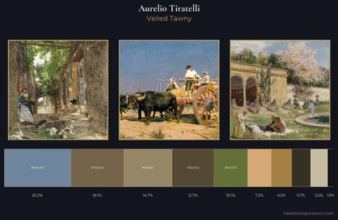 Aurelio Tiratelli Palette 2 - Veiled Tawny