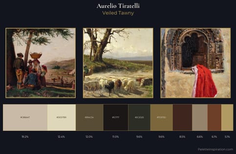 Aurelio Tiratelli Palette 3 - Veiled Tawny