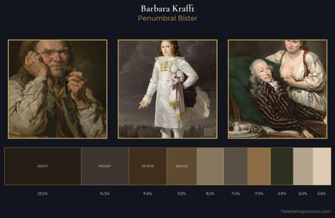 Barbara Krafft Palette 3 - Penumbral Bister