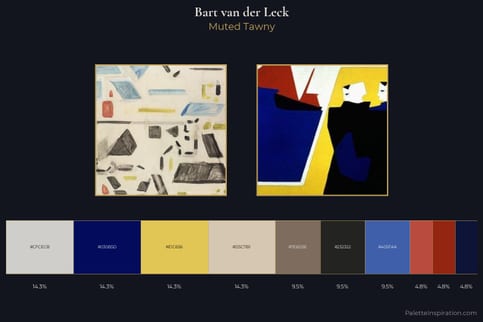 Bart van der Leck Master Palette - Muted Tawny