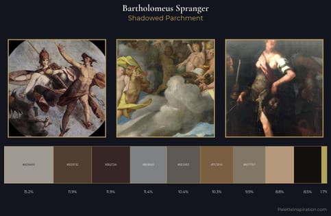 Bartholomeus Spranger Palette 1