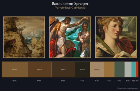 Bartholomeus Spranger Palette 4