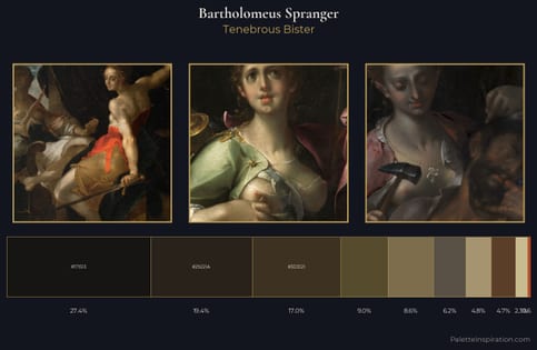 Bartholomeus Spranger Palette 7 - Tenebrous Bister