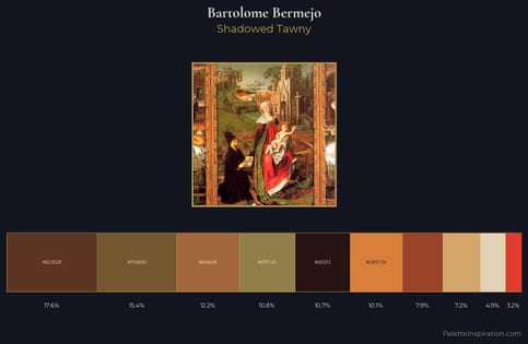 Bartolome Bermejo Palette 1 - Shadowed Tawny