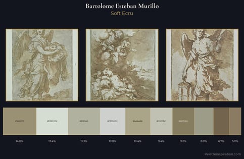 Bartolome Esteban Murillo Palette 1 - Soft Ecru