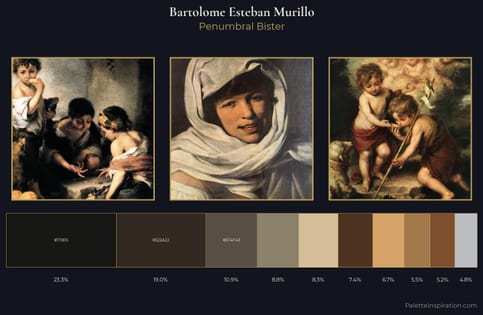 Bartolome Esteban Murillo Palette 4 - Penumbral Bister