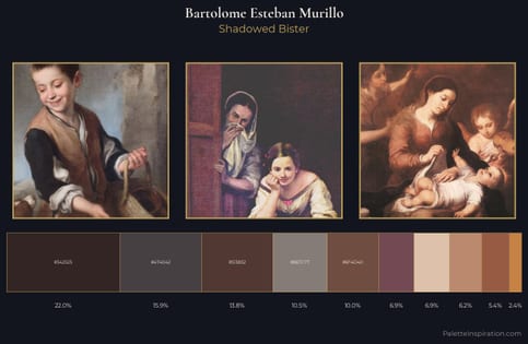 Bartolome Esteban Murillo Palette 6 - Shadowed Bister