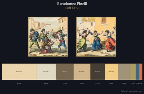 Bartolomeo Pinelli Palette 3 - Soft Ecru