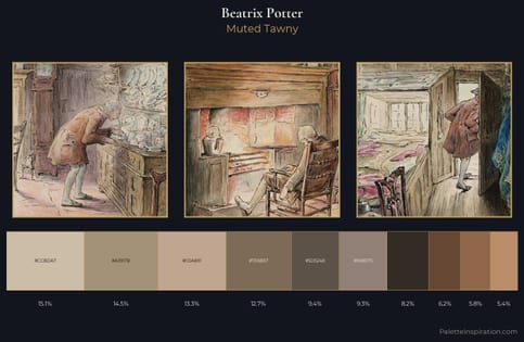 Beatrix Potter Palette 5 - Muted Tawny