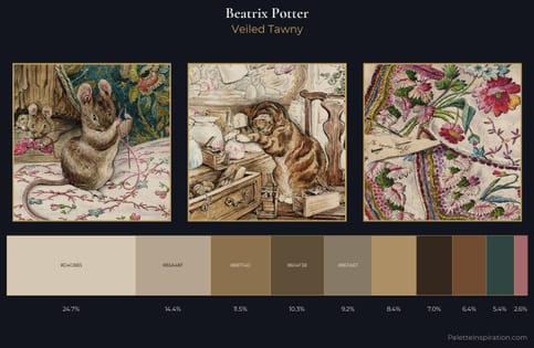 Beatrix Potter Palette 6 - Veiled Tawny