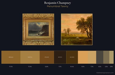 Benjamin Champney Palette 4 - Penumbral Tawny
