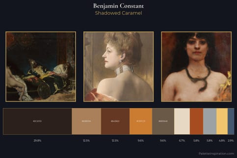 Benjamin Constant Master Palette - Shadowed Caramel