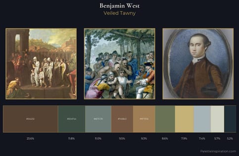 Benjamin West Palette 1 - Veiled Tawny