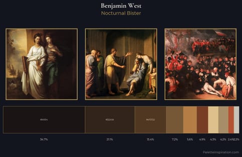 Benjamin West Palette 3 - Nocturnal Bister