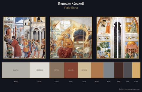 Benozzo Gozzoli Palette 4