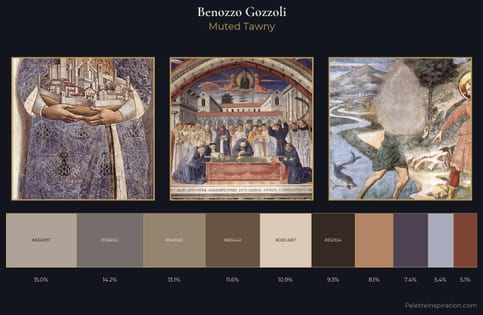 Benozzo Gozzoli Palette 7 - Muted Tawny