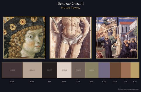 Benozzo Gozzoli Palette 11 - Muted Tawny